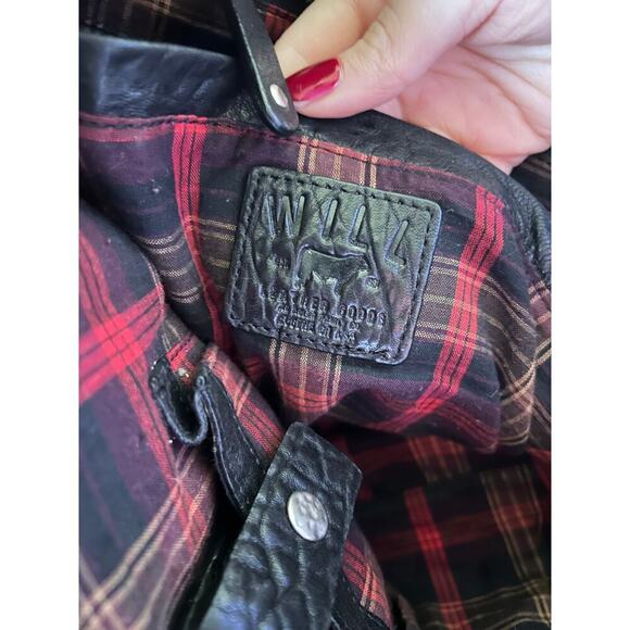 WILL leather goods leather black tote bag - Picture 8 of 14